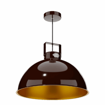 Jielde suspension dante gold interior high gloss chocolate