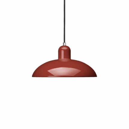 Suspension lamp 6631-p kaiser idell venetian red