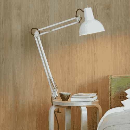 midgard spring balanced table lamp desklamp clamp next to bed