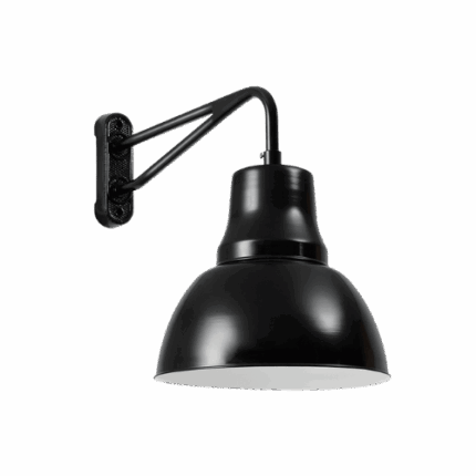 Black wall lamp bolichwerke ebolicht dresden